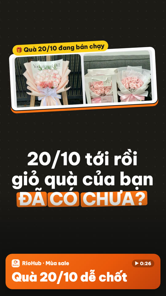 Gợi ý 5 món quà 20/10 dễ chốt đơn để gắn giỏ TikTok